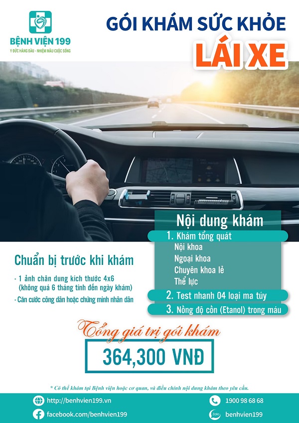 Khám sức khoẻ lái xe